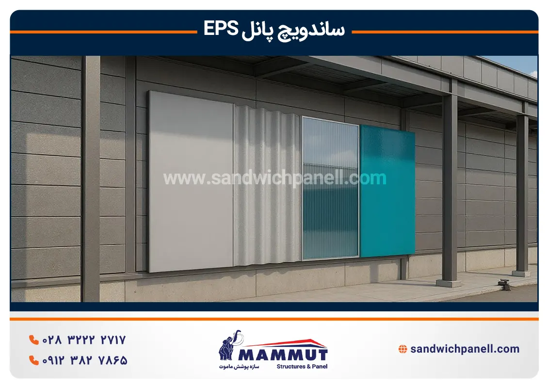 انواع ساندویچ پانل EPS
