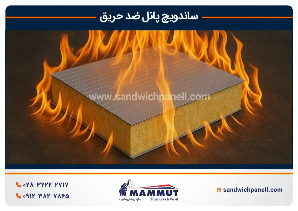 خرید ساندویچ پانل ضد حریق