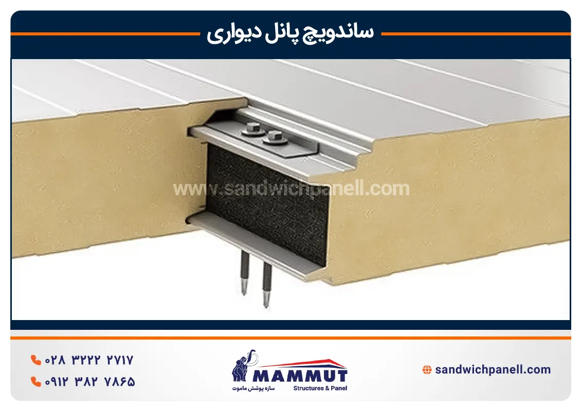 ساندویچ پانل پیچ مخفی
