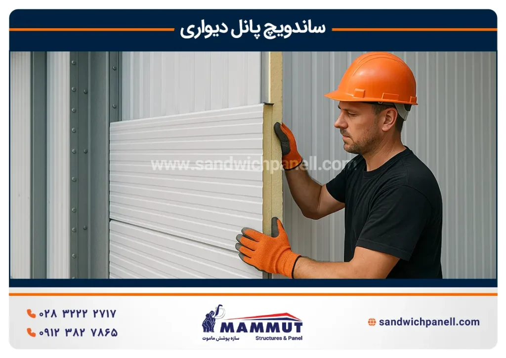 نصب و اجرای ساندویچ پانل دیواری