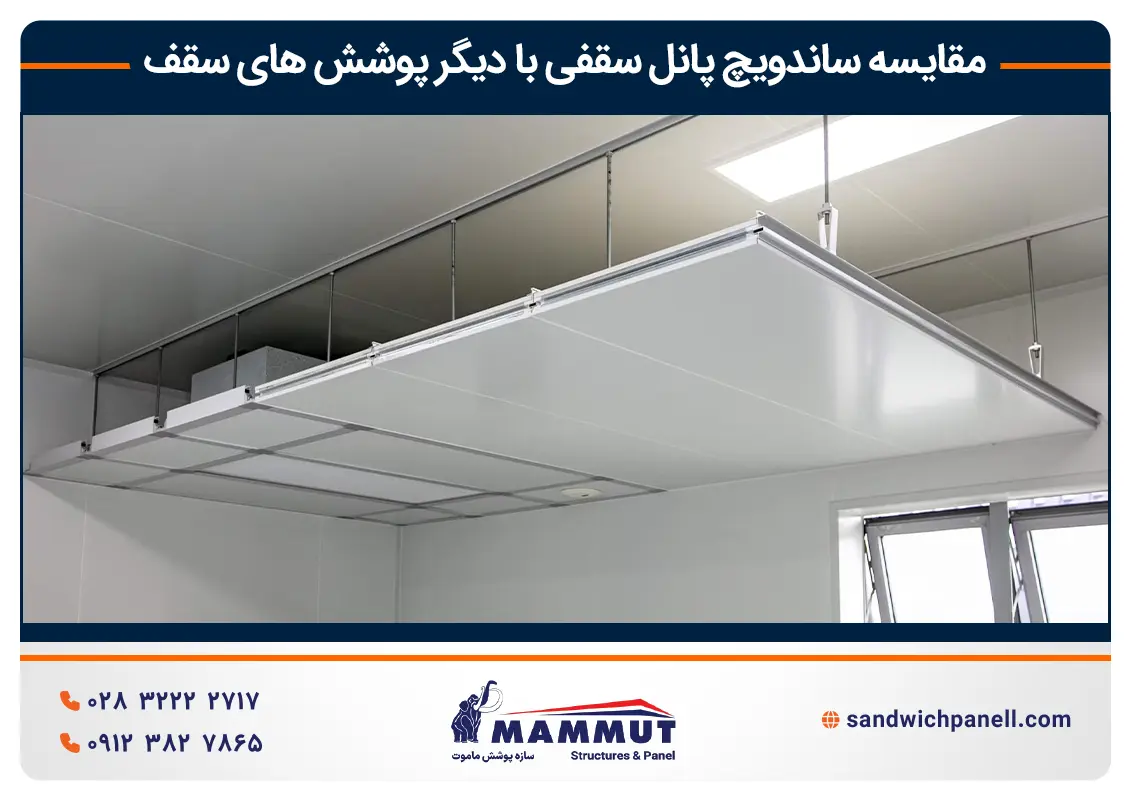 ساندویچ پانل سقفی