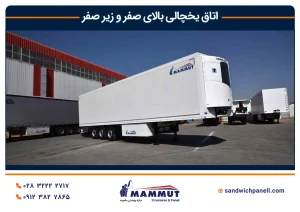 اتاق یخچالی بالای صفر و زیر صفر