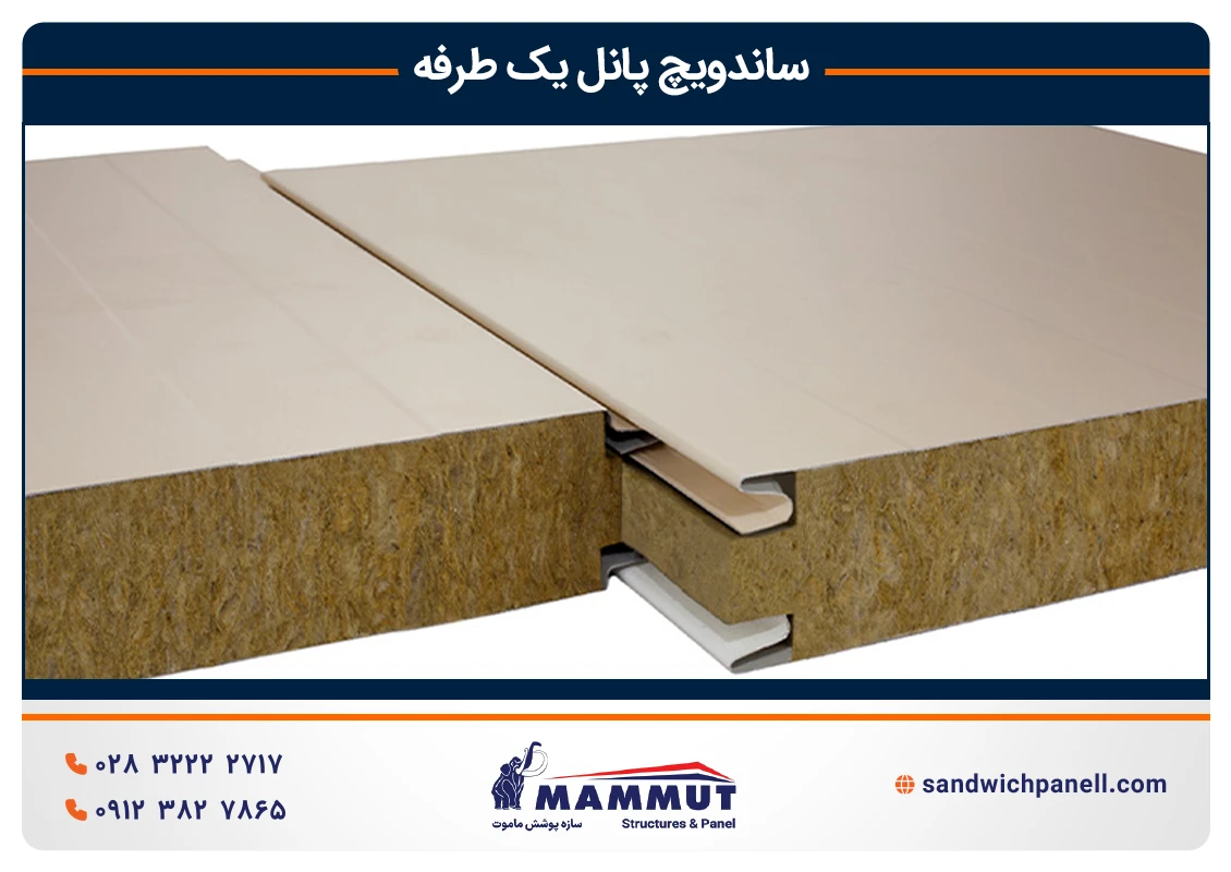 ساندویچ پانل یک طرفه