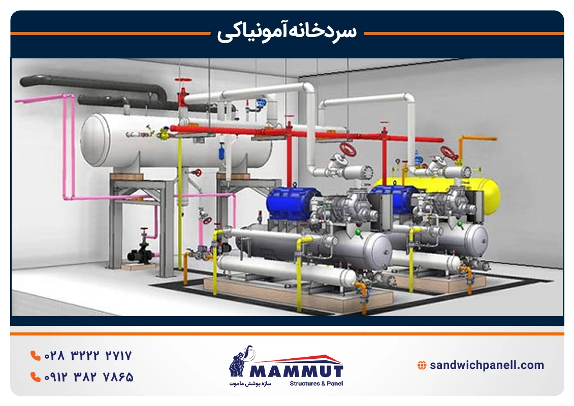تجهیزات و اجزای سردخانه آمونیاکی