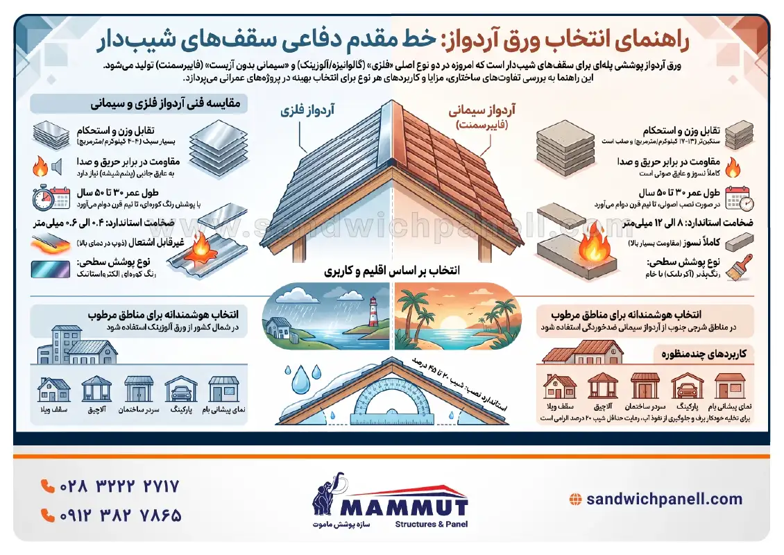 راهنمای جامع ورق آردواز