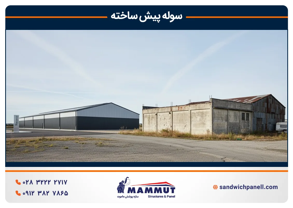 سوله پیش ساخته در برابر سوله قدیمی