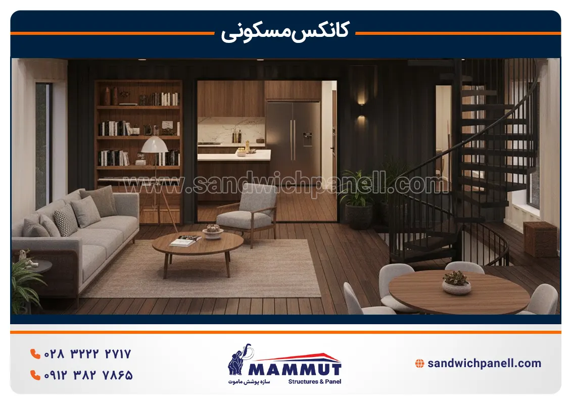امکانات داخلی کانکس مسکونی