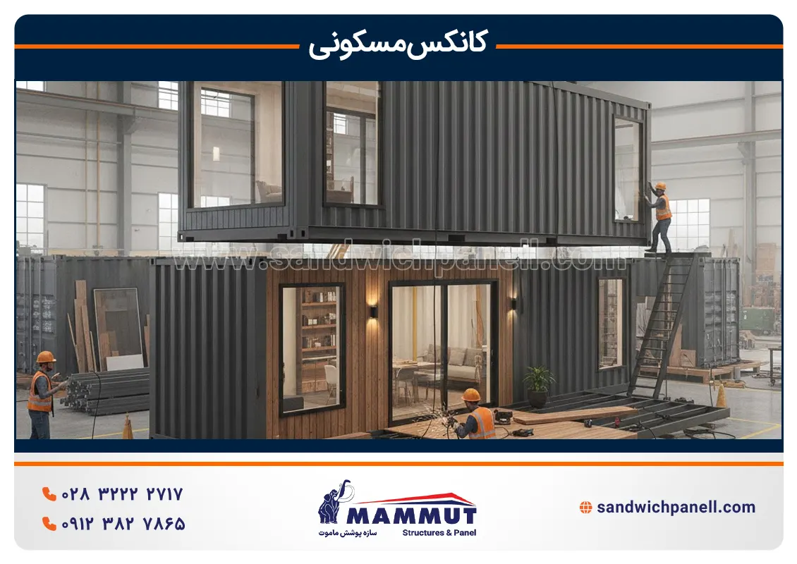 تولید کانکس مسکونی
