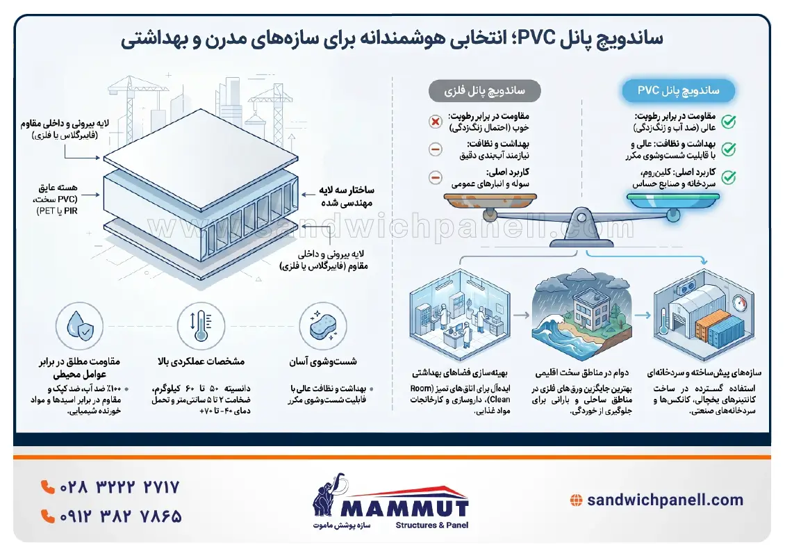 ساندویچ پانل PVC