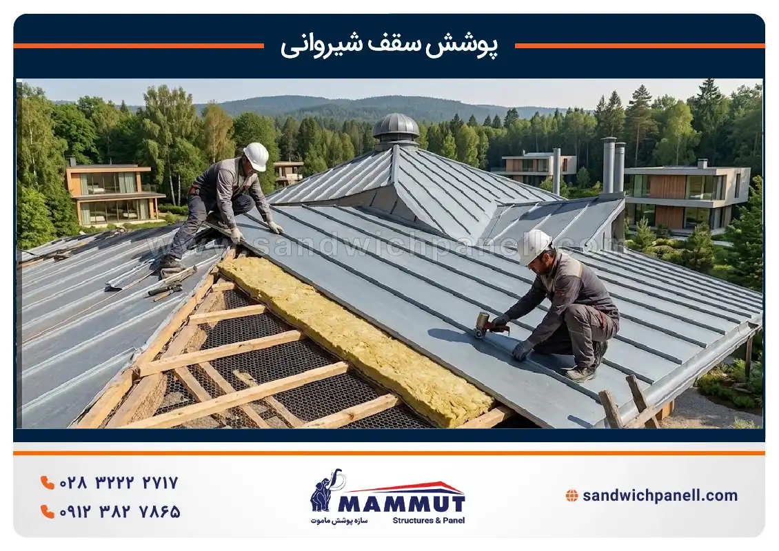 پوشش سقف شیروانی